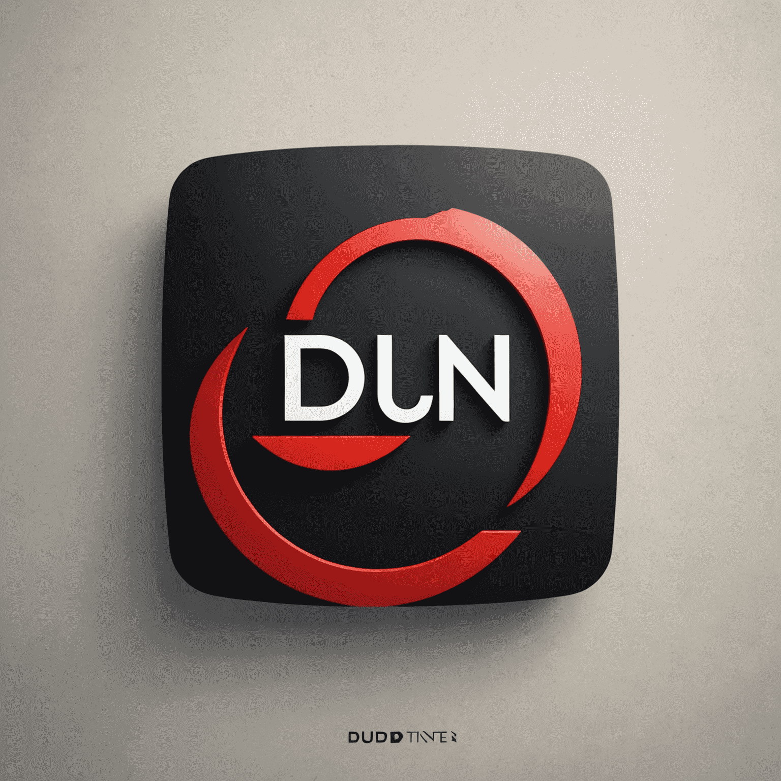 Dun Software logo: A modern, sleek design incorporating red and black elements, symbolizing innovation and strength in software development